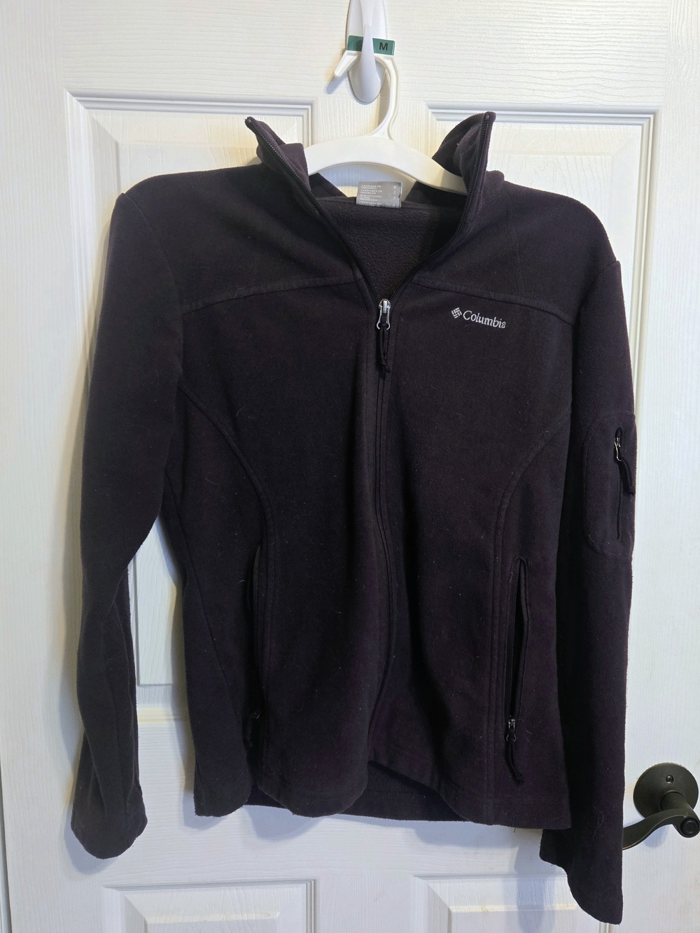 Columbia Women's Dark Purple Full-Zip Utility Fleece Jacket
